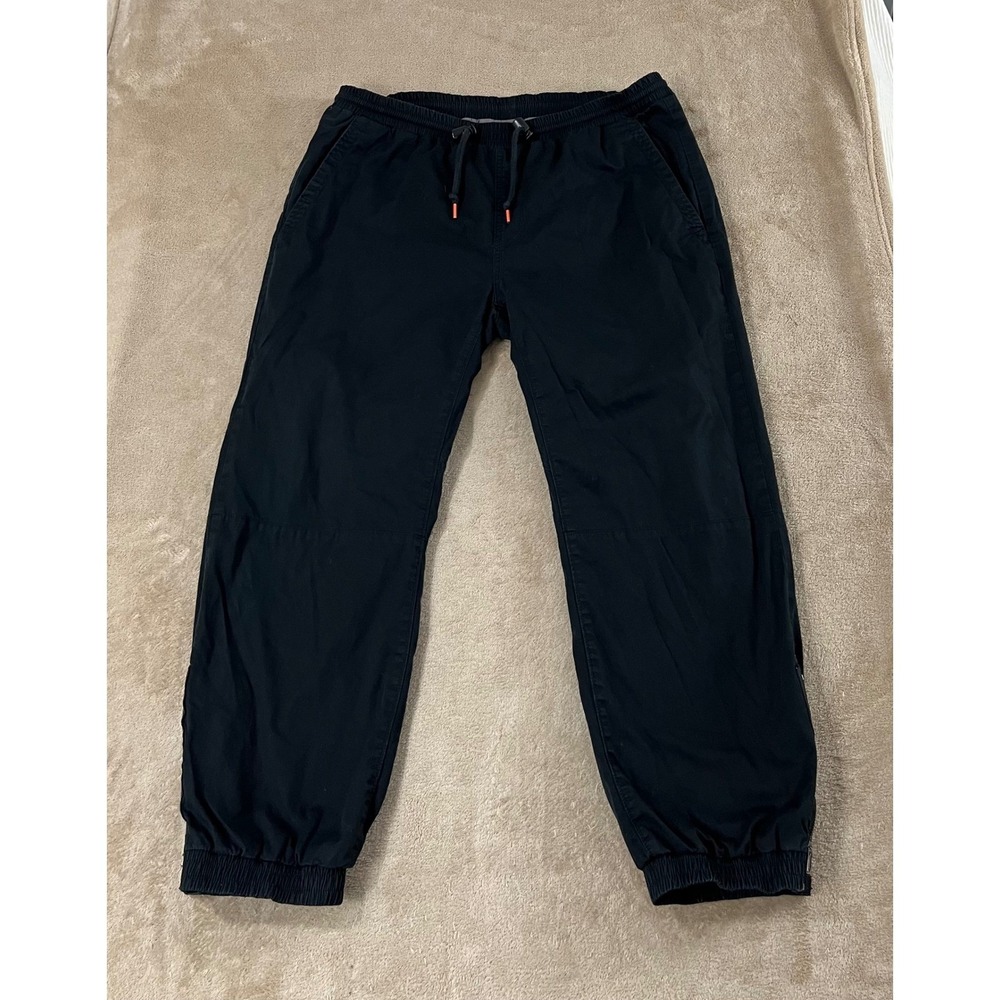 RLX Ralph Lauren Mens Jogger Sweatpants‎ Drawstring Elastic Waist Size L Black